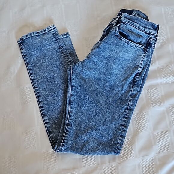 Gap Men's Slim Taper Denim Jeans Light Blue Washed 29×30 - Picture 5 of 16